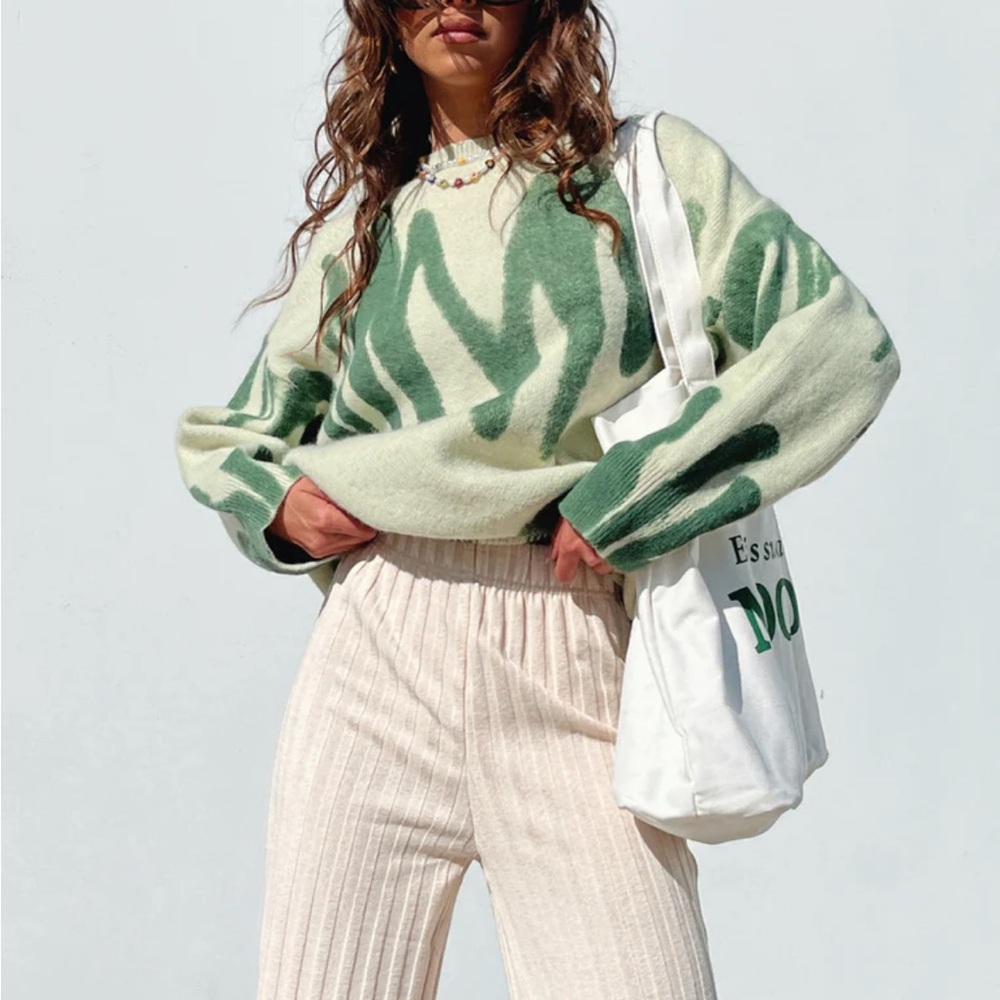 Katie Oversized Sweater Green